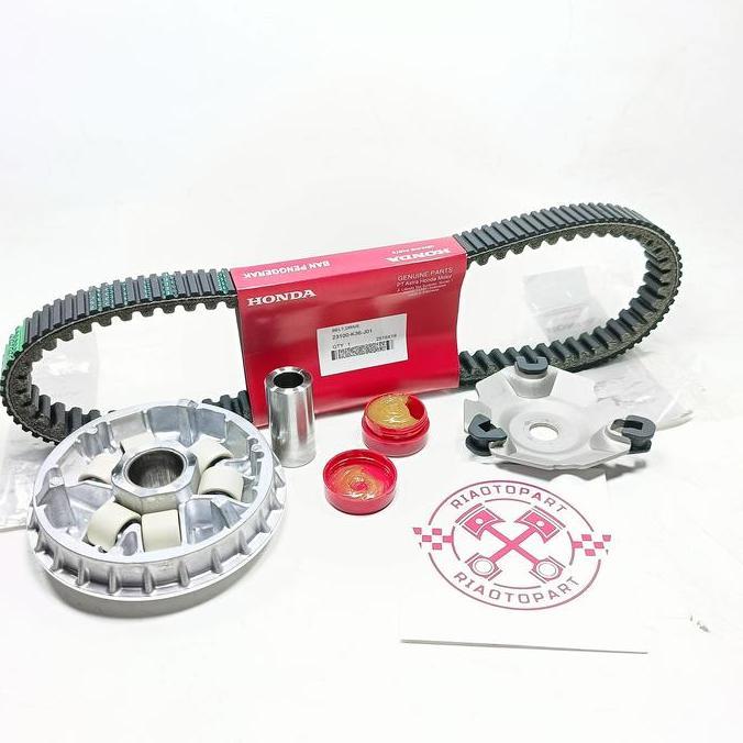 Promo PAKET VANBELT K36 & RUMAH ROLLER K36 SET ROLLER VARIO 125 LED , VARIO 150 LED BONUS OLI GREASE