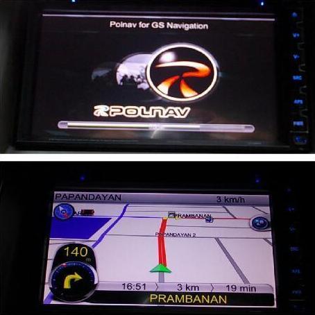 Promo GPS DOUBLE DIN HEAD UNIT HU MOBIL / SOFTWARE GPS 2DIN + DVD Diskon