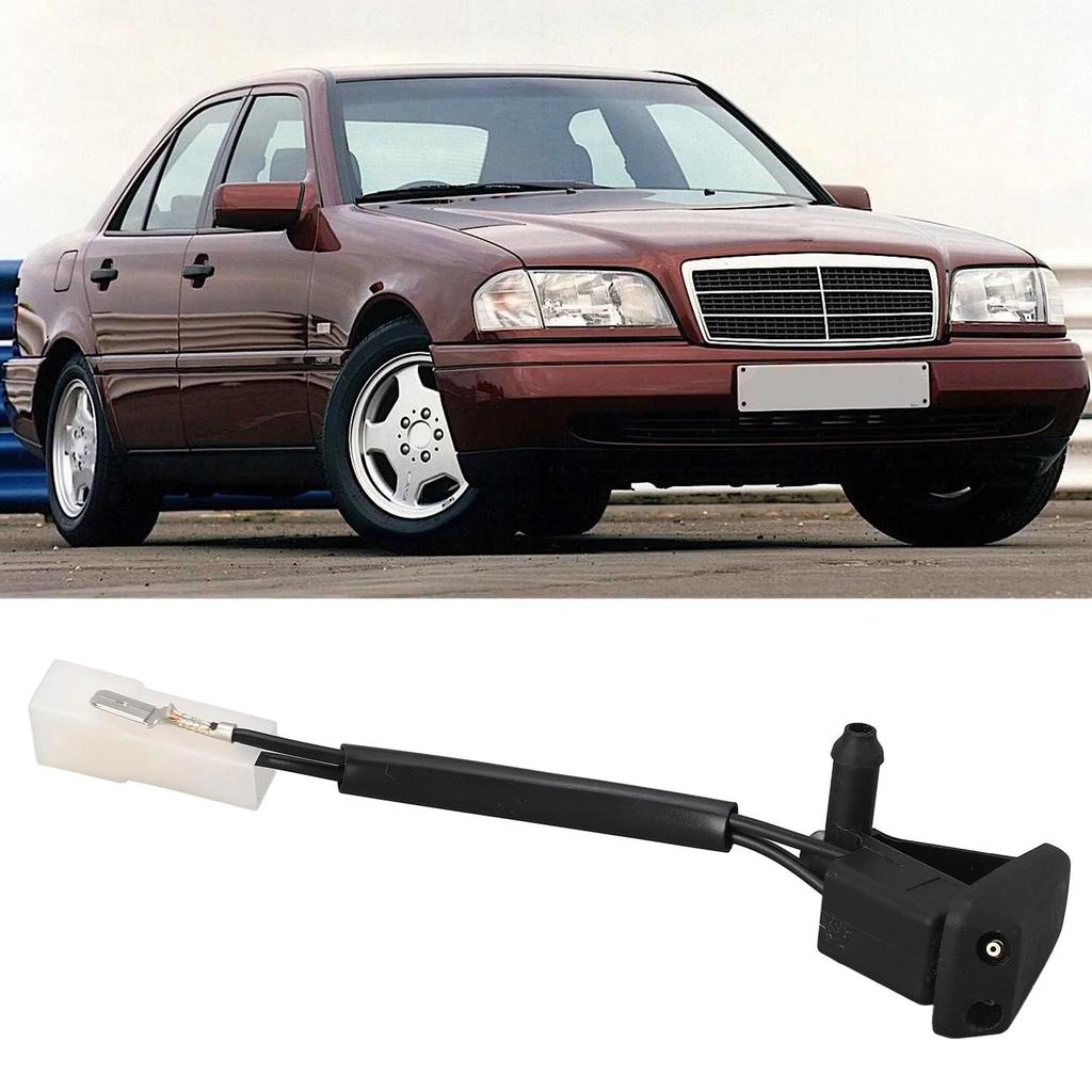Car Windshield Wiper Washer Spray Nozzle Jet Sprayer Sprinkler Water Nozzle Replacement for- CClass 