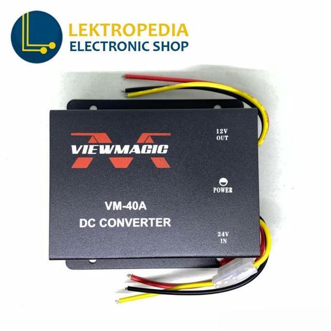 Inverter 40A DC 24V ke 12V Step Down Converter 24 to 12 Volt