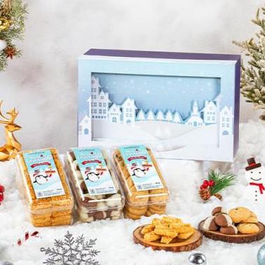 +++++] Winter Cookies Box Hampers Natal Parsel Surabaya Free Kartu Ucapan