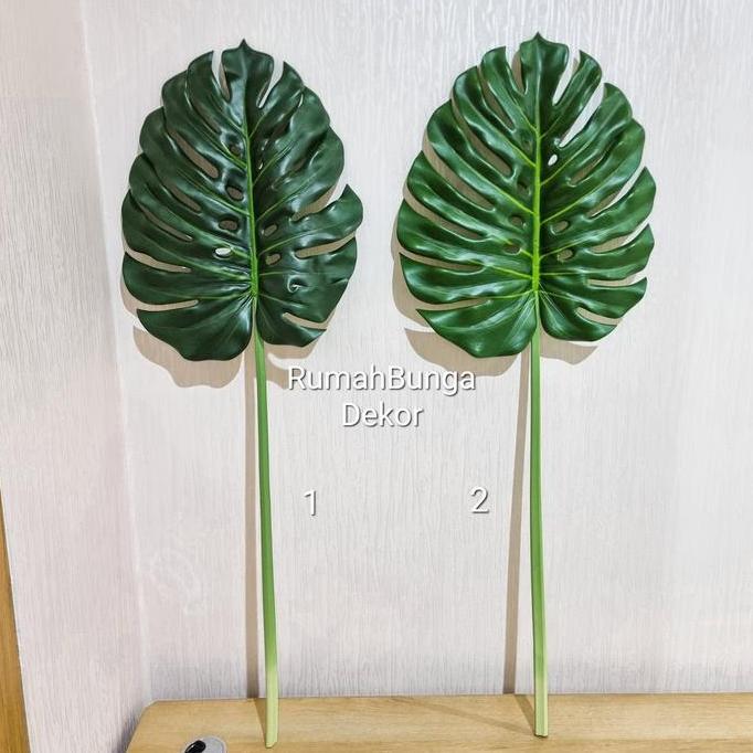 FYP DAUN MONSTERA DELICIOSA JUMBO ARTIFICIAL ''