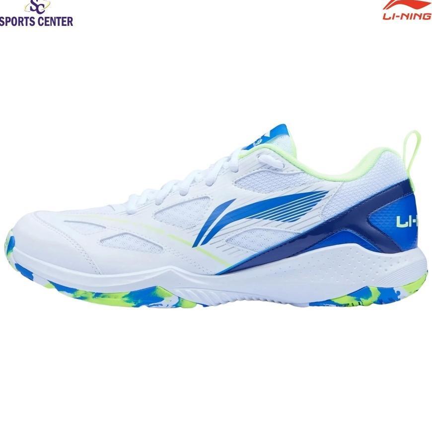 TERBARU New Sepatu Badminton Lining Blast JF-01 / JF Lite AYTU025-2 White Beaucoup Blue