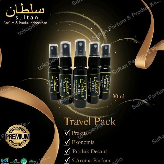 Bagusya- Sample Paket 5 Botol Variant Sultan Parfum 30Ml