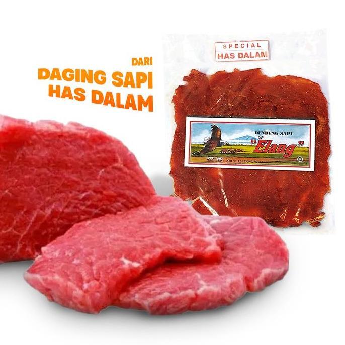 Belisekarang- Dendeng Sapi Kering Has Dalam Cap Elang Asli Boyolali 250 Gr