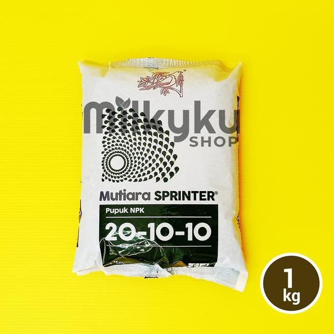 PUPUK MEROKE MUTIARA NPK SPRINTER 1 KG KEMASAN PABRIK NPK
