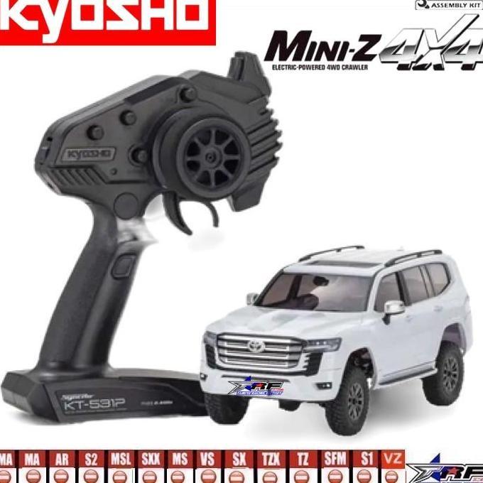 KYOSHO MINI-Z 4X4 RC LAND CRUISER WHITE PEARL (1/18)