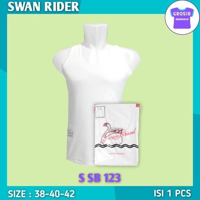 Lansungkirim- Kaos Singlet Pria Swan Brand Rider Size 38-40-42