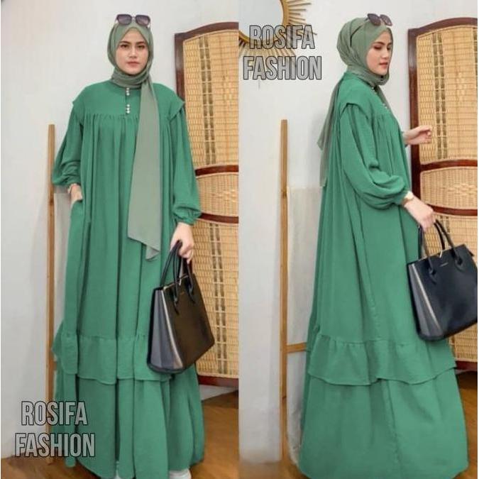 Cuci Gudang  Baju Wanita Dewasa Gamis Lebaran 2026 Model Baru Gamis Viral Tiktok Kekinian Dan Fashio
