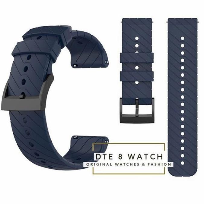 Strap Jam Tangan Silikon Rubber 24mm Wv Quick Release