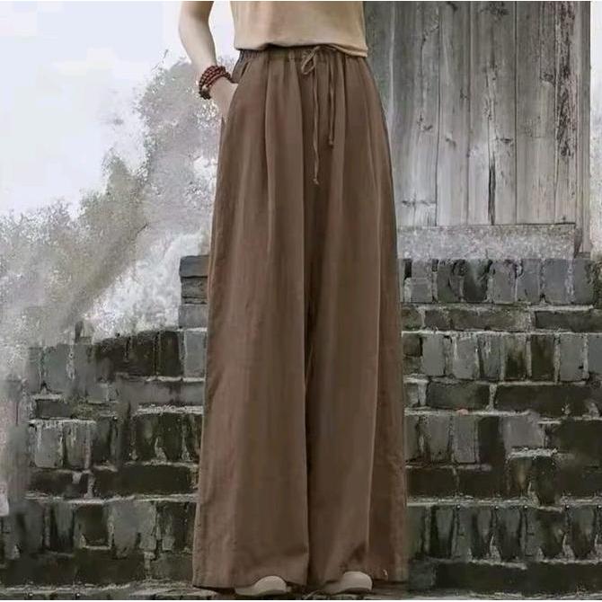 DE149 >> celana kulot highwish/CELANA KULOT WANITA RAMI LINEN PREMIUM/CELANA WANITA TERKINI CELANA K