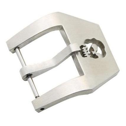 Stainless Steel Pin Buckle Watch Clasp Jam Tangan Skull Tengkorak