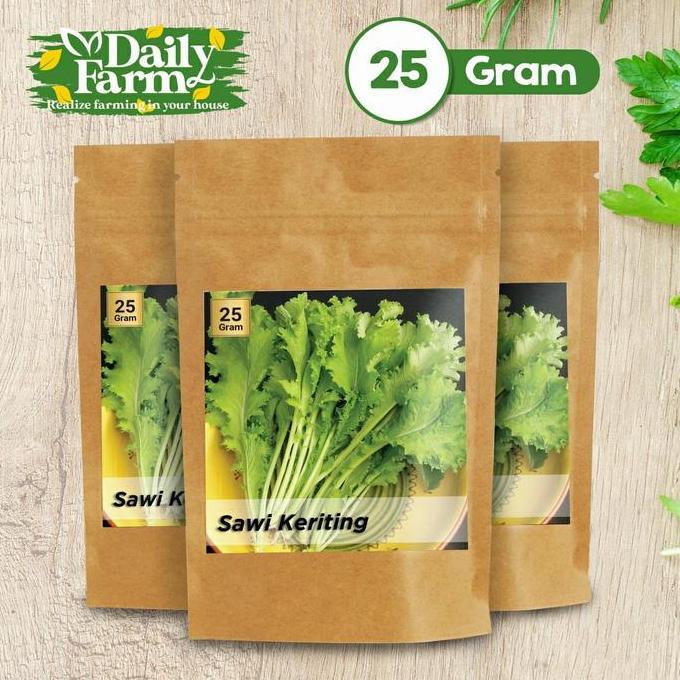 Benih Sayur Sawi Samhong - Sawi Keriting ( 25 Gram )