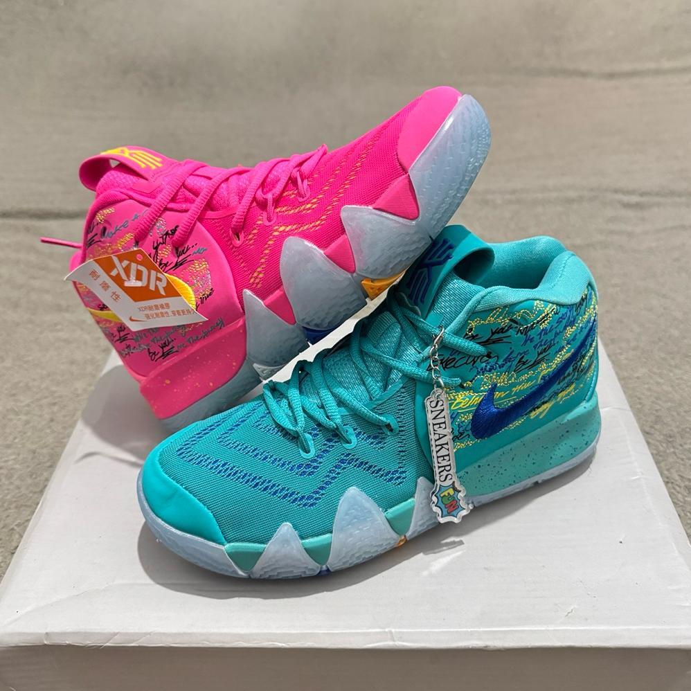Discount SEPATU BASKET KYRIE 4 NBA 2K18 TEAL PINK PREMIUM ORIGINAL