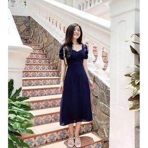 DR239 >> Dress Formal Lengan Pendek / Dress Wanita /