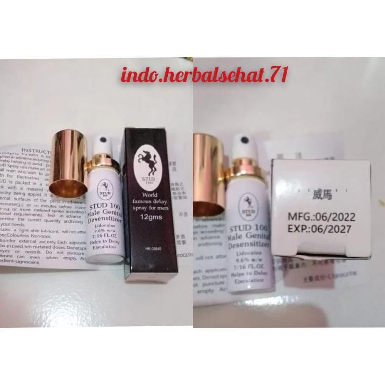 New Stud 100 Gold Bk Original_World Premium Delay Spray For Men Ready