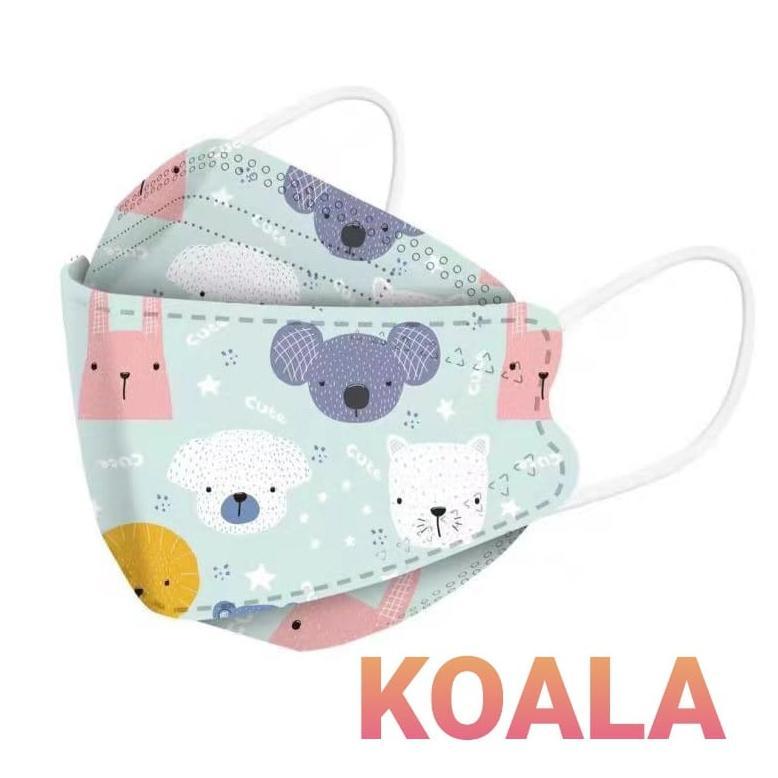 MASKER KF94 ANAK 4 PLY ALA KOREA POLOS MOTIF PRINCESS UNICORN SPIDERMAN MEDIS NYAMAN TIDAK BAU