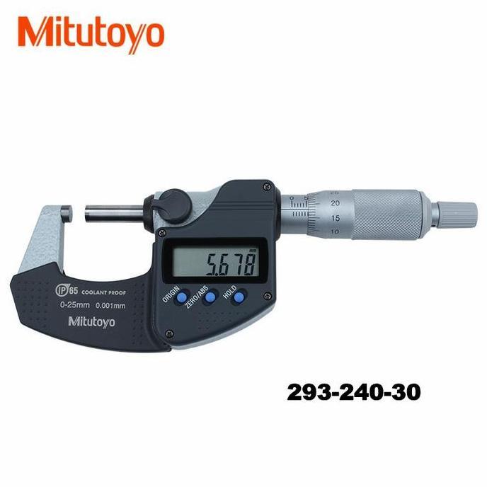 MITUTOYO 293-240-30 DIMATIC DITAL MICROMETER 0-25MM