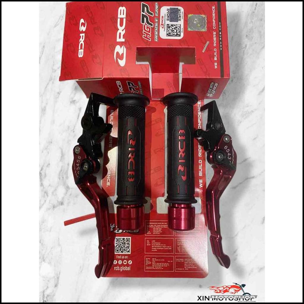 Handgrip Rcb Original Rcb Hg77 + Jalu Stang Bulat Arm Akn Cnc + Handle Rem Stelan Cnc Handgrip Motor