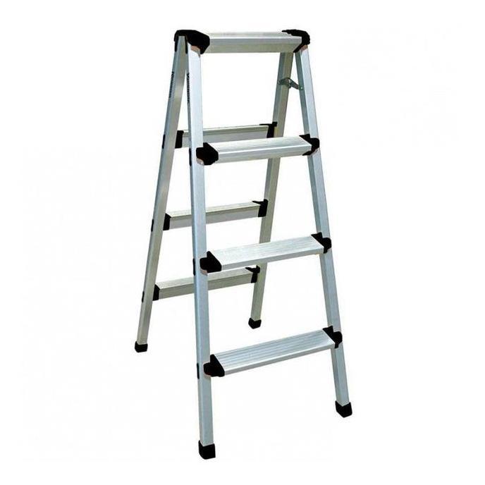 KRISBOW TANGGA LIPAT ALUMINIUM TANPA PEGANGAN 4 STEP Ea