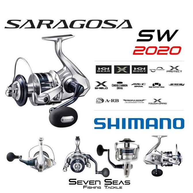 Shimano Saragosa SW 2020 5000 6000 8000 10000 14000 18000 20000