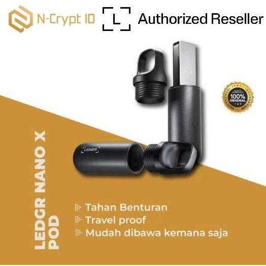 TERMURAH - Ledger Nano X Pod aksesoris penyimpanan hardware wallet