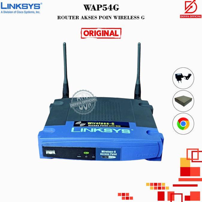 Linksys Cisco Wireless WIFI  Access Point WAP54G Mantabs