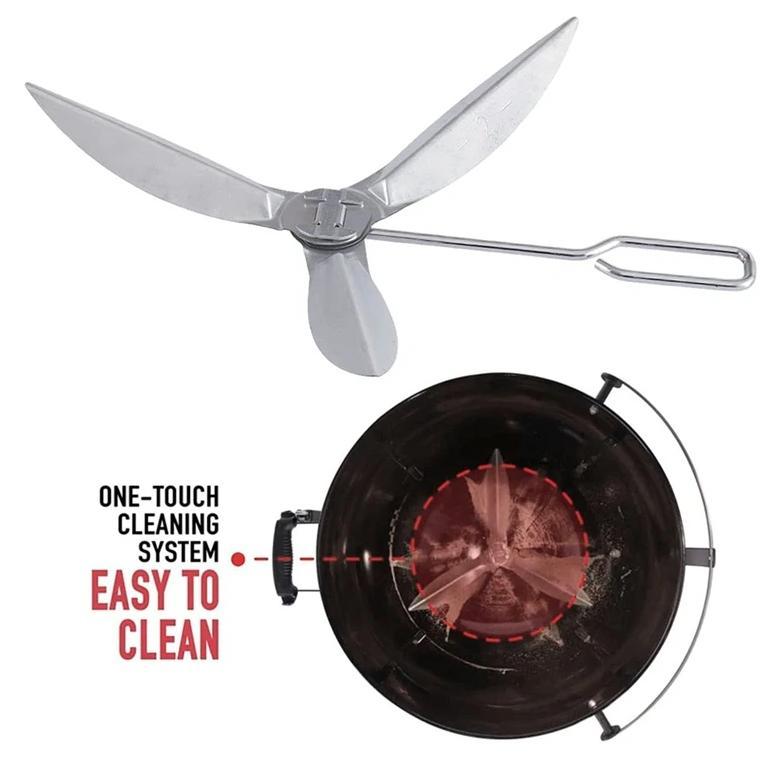 22-1/2-Inch One-Touch Cleaning System Kit For Weber Grill Parts, Replacement 7444 For Weber Grill, E