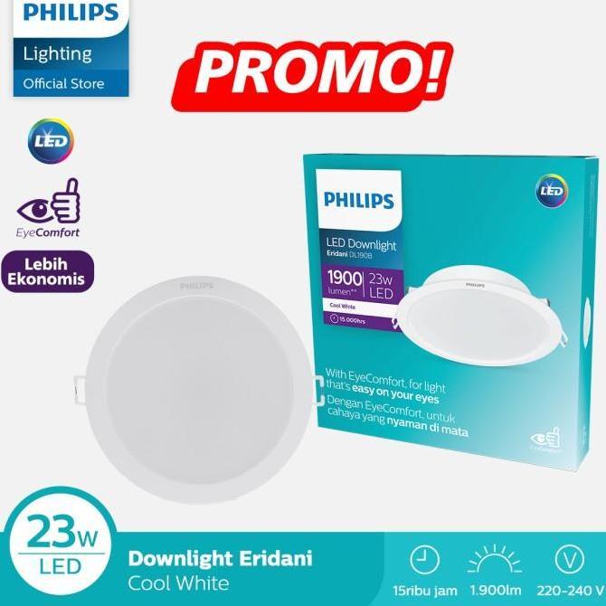 Lampu Philips Downlight Eridani LED18 D200 23W 40K Natural
