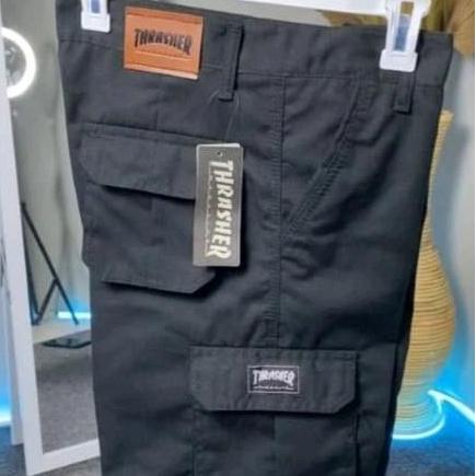 Grade Ori Celana Pendek Cargo Sontog Pria Dewasa Nyaman Katun Panjang Shorts Army Pantai Loreng Casu