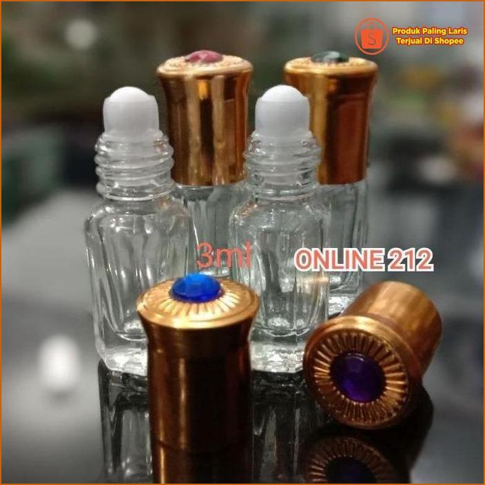 Bisa Diandalkan Botol Parfum Kosong Roll On 3 Ml Permata Tola 3 Ml