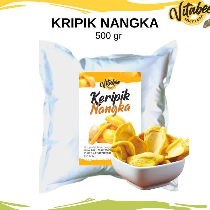 VITABEE JUMBO Keripik Buah 500 gram Nangka Apel Pisang Nanas Mangga Rambutan Kiloan Kualitas Super E