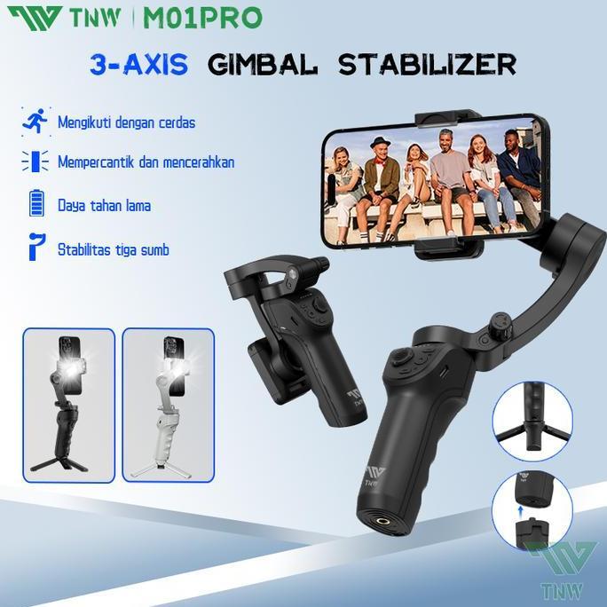 ROSOGENDEM11 - TNW M01 PRO GIMBAL 3 AXIS HP GIMBAL STABILIZER HP SMARTPHONE & ACTION CAM ULTRA STABL