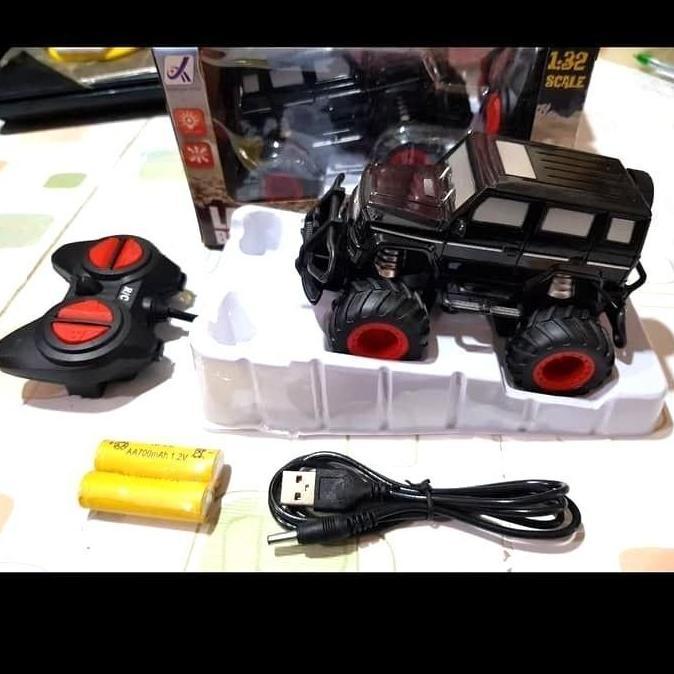 Mainan RC mobil jeep militer mini rc 1.24 asli murah rc offroad