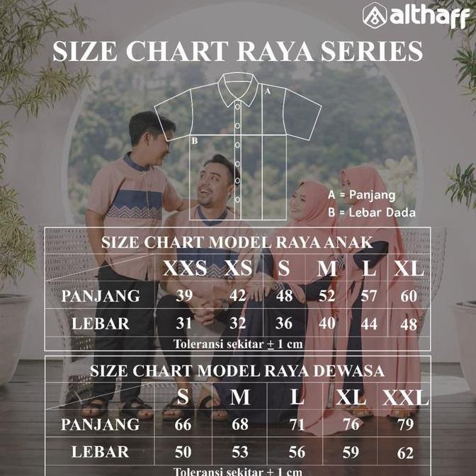 Rayya series althaff / koko althaff koko bordir koko couple ayah anak