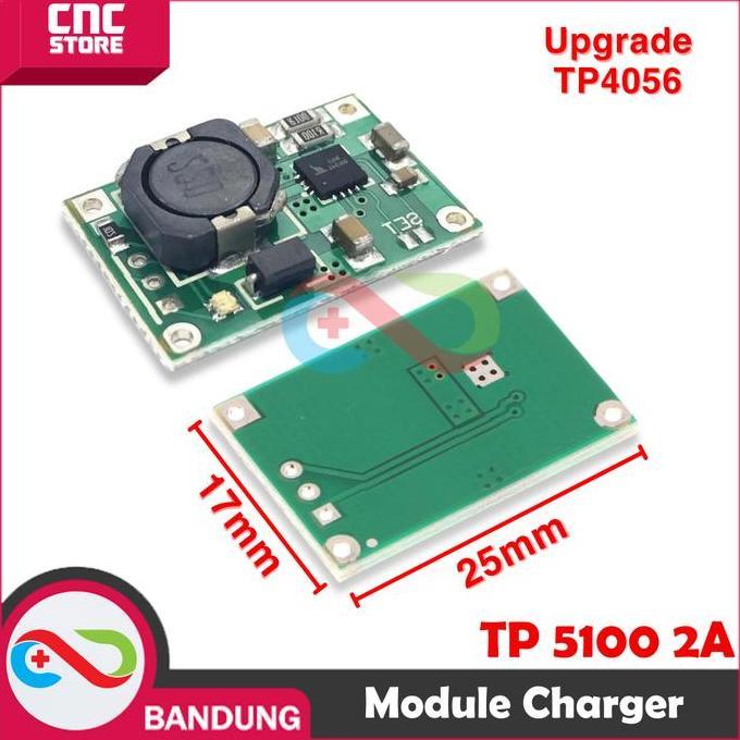 TP5100 TP 5100 2A UPGRADE TP4056 MODULE CHARGER 18650 BATTERY