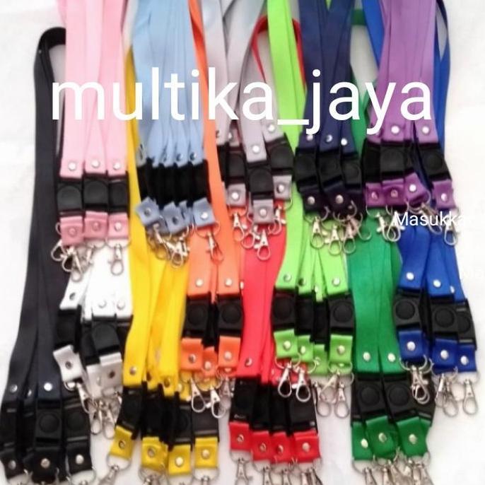 tali lanyard 2cm stopper murah
