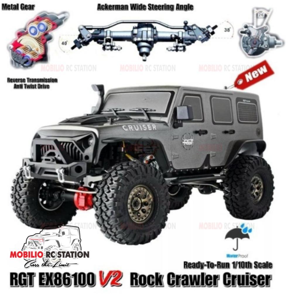 [ready] RGT EX 86100 V2 1:10 Scale Rock Crawler Cruiser 4WD Offroad RTR RC Car
