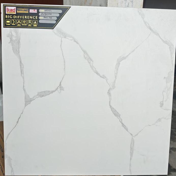 GRANIT 60X60 CARARA MATT WARNA PUTIH DOFF murah