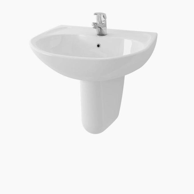 Wastafel Toto LW241CJ / LW242HFJ (Body + Kaki Wastafel)