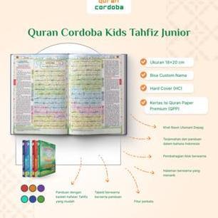 Al Quran Hafalan Custom Nama Tahfiz Junior Quran Cordoba B5