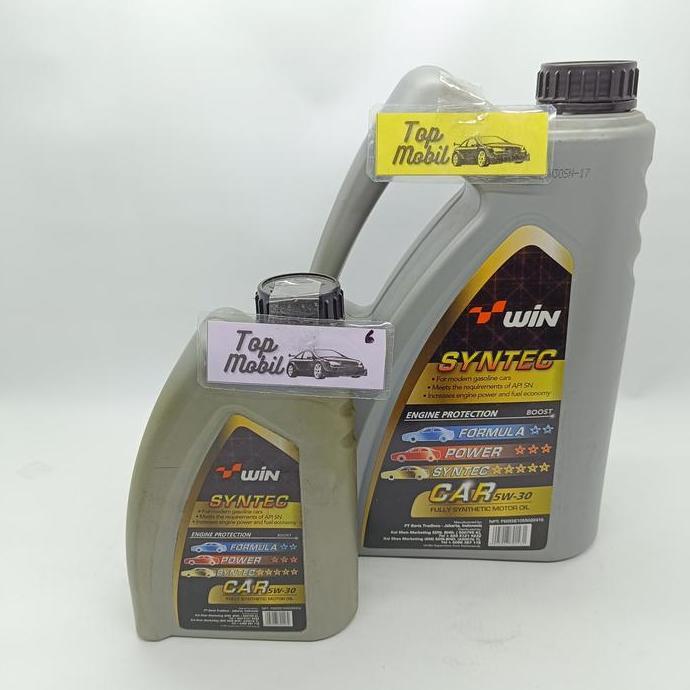 BRAGANZ Oli Mesin Win Synthetic Car SAE 5W-30 Fully Synthetic API SN