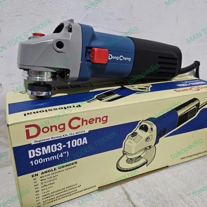DongCheng Mesin Gerinda Listrik 4" DSM03-100A Gerinda Tangan DongCheng