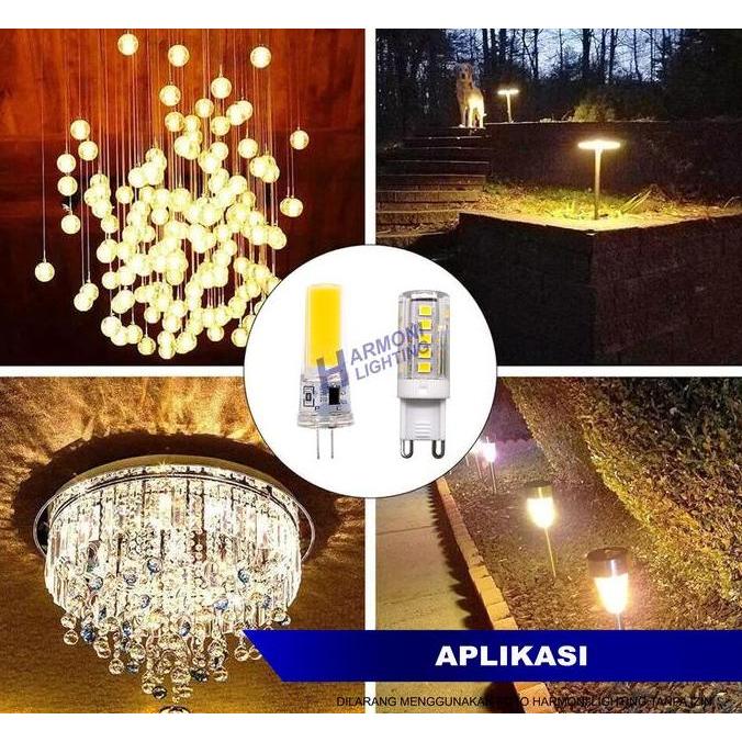 Ready stock Lampu LED Fitting G4 G9 E14 Bohlam Candle Jagung Hias