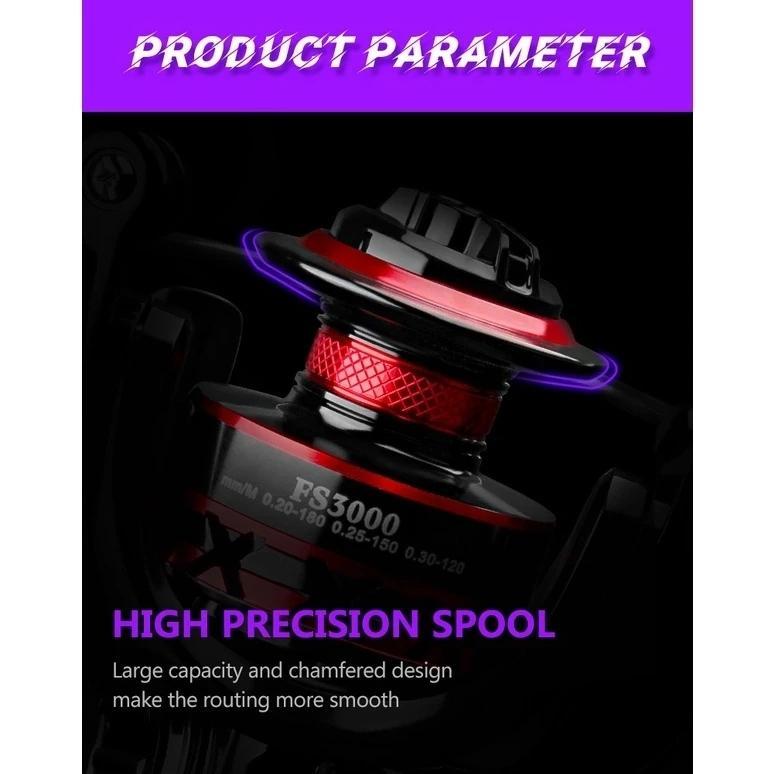 NEW Daido Reel Pancing NX Putar Rell Rill Pancing Katrol Kerekan Pancing Fishing Reel Spool Metal Al