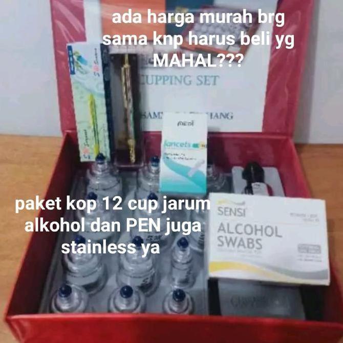 paket bekam kop sammora 12 pen alkohol jarum