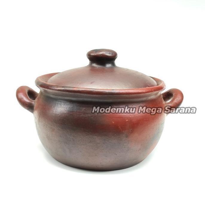 NEW PROMO Gerabahku | Panci Gerabah Tanah Liat Buat Masak Godok Jamu Rebus Panci Kendil Sayur Diamet