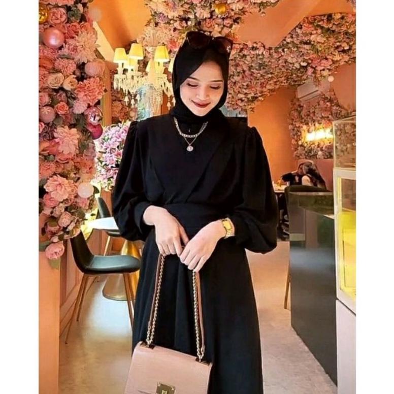 Grosir Gaudy Maxi Gamis Cerutty Babydoll//Theressa Dress Terbaru//Gamis Muslim//Baju Kondangan Dewas