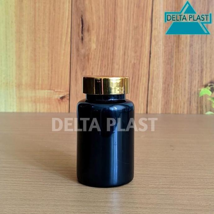 Botol kapsul 120ml bulat / botol plastik 120ml / botol kapsul isi 60