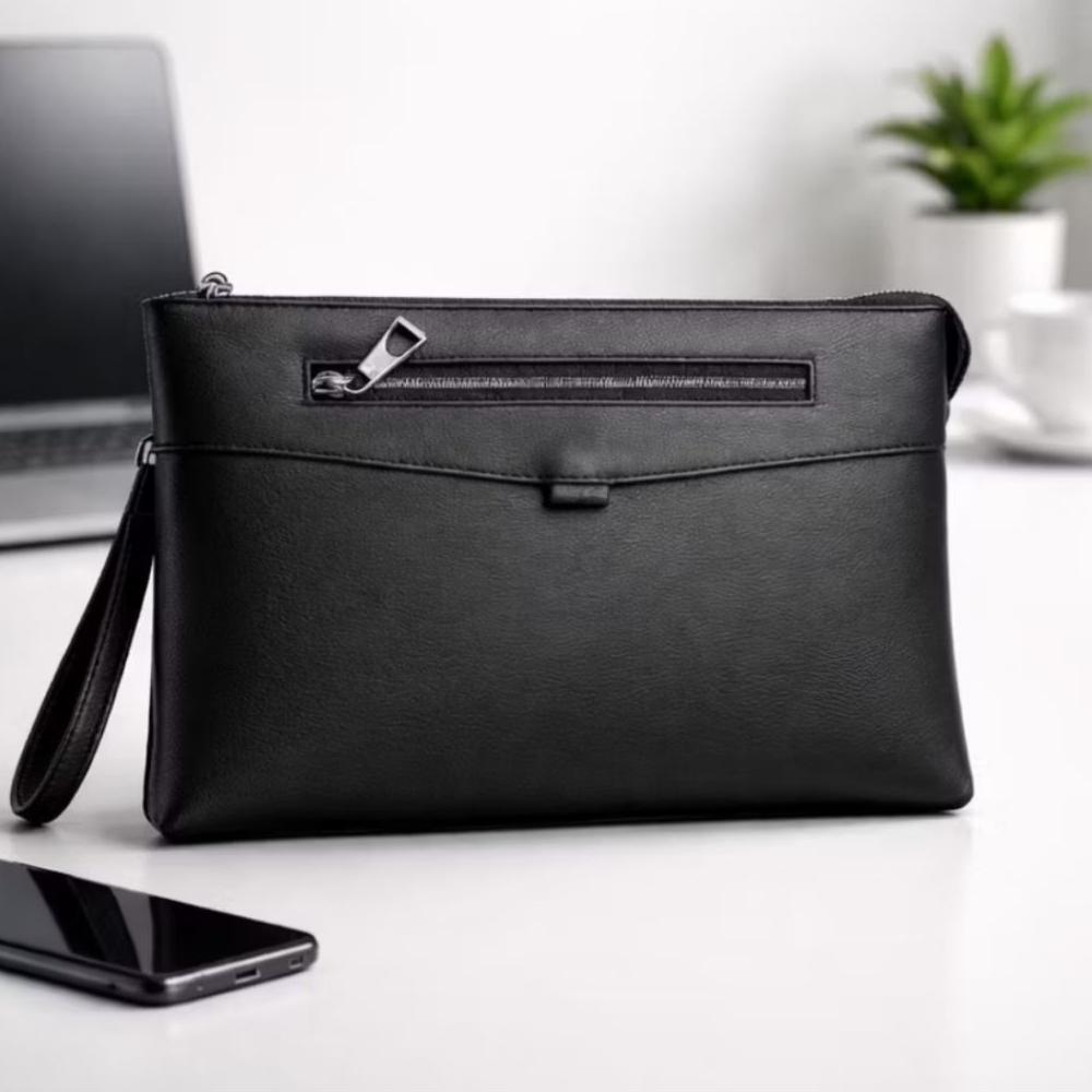 NEW DEALS RyT.Shoop/Hanbag PU Leather Pocket Variasi Premium/Clutch bag Tas gemgam Pria&Wanita